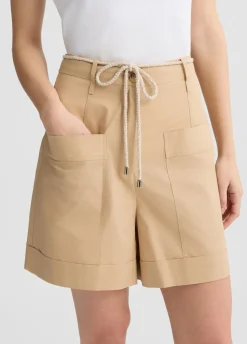 Short in popeline