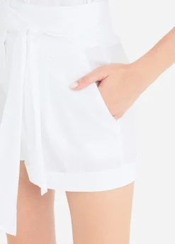 Shorts in popeline di cotone