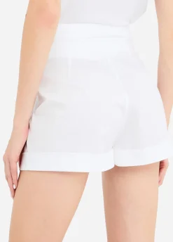 Shorts in popeline di cotone
