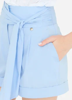 Shorts in popeline di cotone