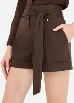 Shorts in popeline di cotone