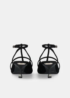 Sling back con logo gioiello