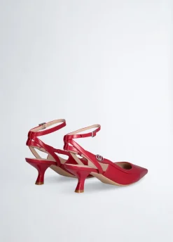 Slingback con tacco basso