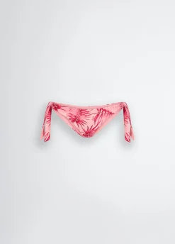 Slip da mare con stampa palme
