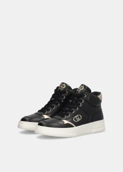Sneakers basket in pelle