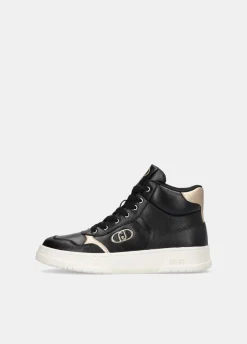 Sneakers basket in pelle