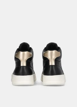 Sneakers basket in pelle