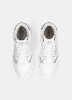 Sneakers basket in pelle