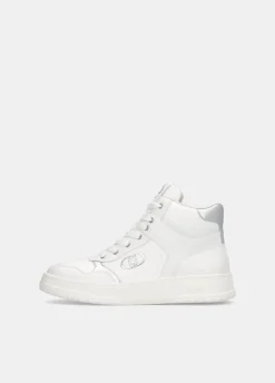 Sneakers basket in pelle