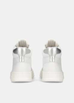 Sneakers basket in pelle