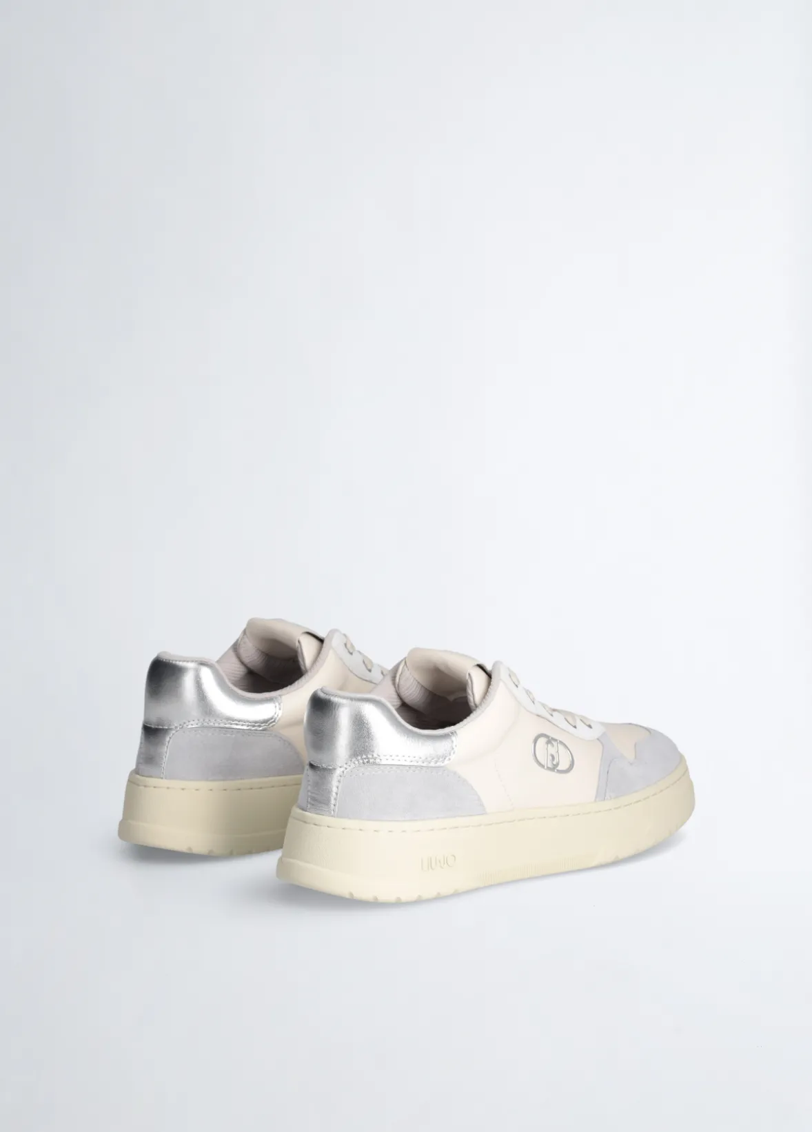 Sneakers bicolor in suede
