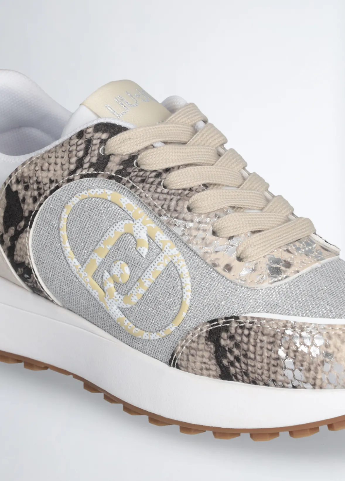 Sneakers con dettaglio animalier