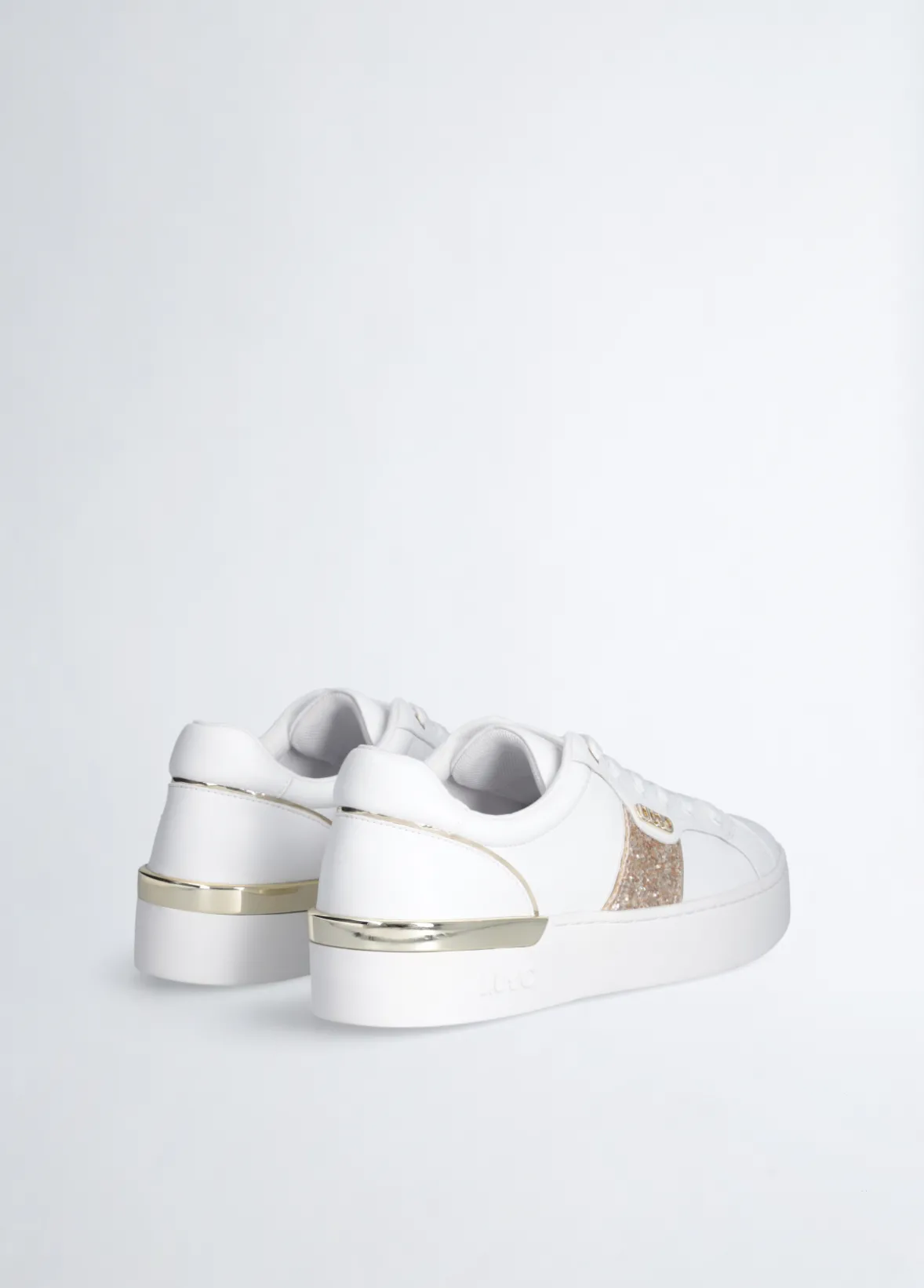 Sneakers con dettaglio glitter