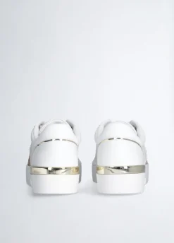 Sneakers con dettaglio glitter