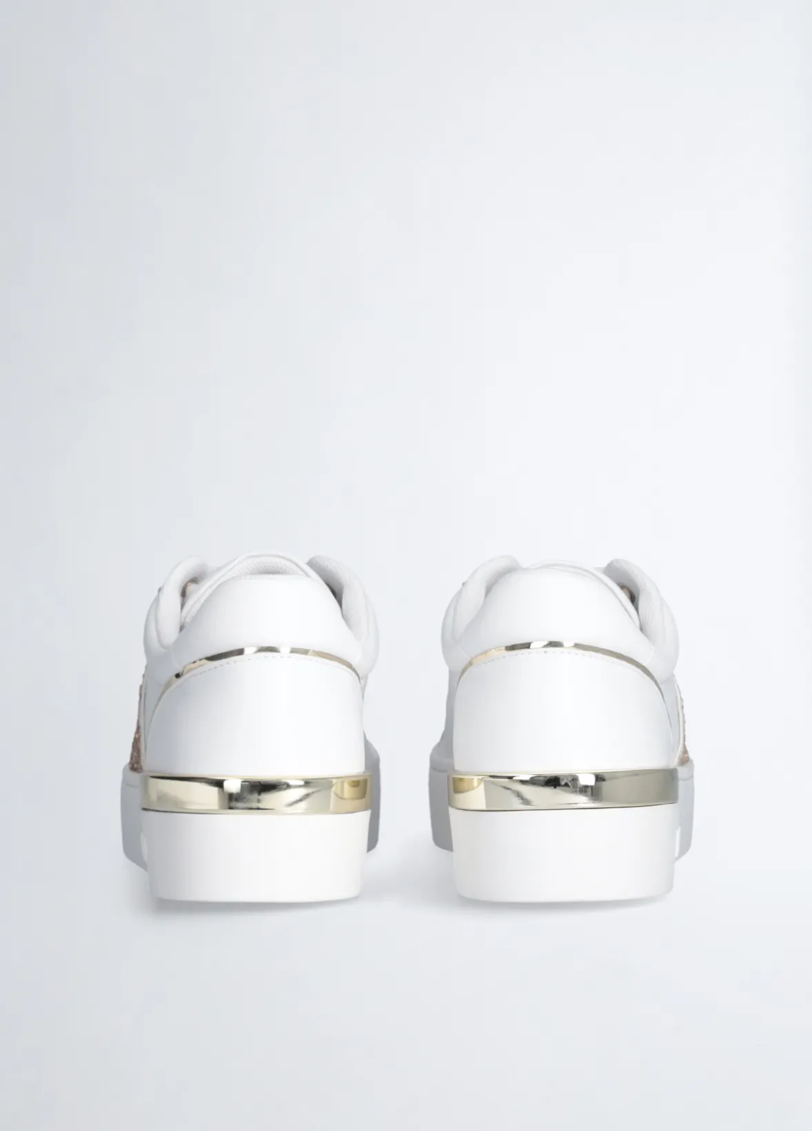 Sneakers con dettaglio glitter