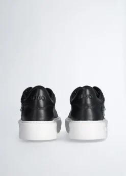 Sneakers con logo gioiello
