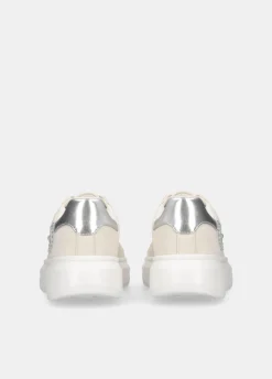 Sneakers con logo gioiello