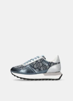 Sneakers con monogram jacquard