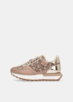 Sneakers con monogram jacquard