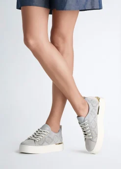 Sneakers con trama traforata