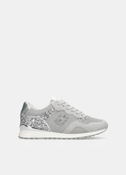 Sneakers glitter e mesh