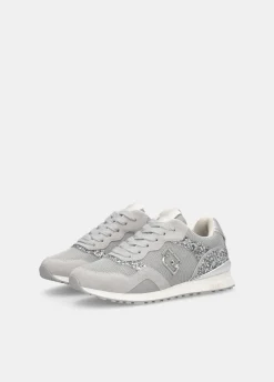 Sneakers glitter e mesh