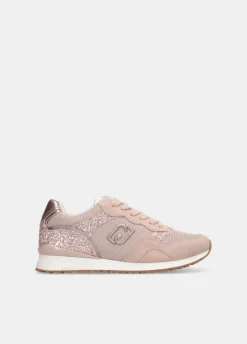 Sneakers glitter e mesh