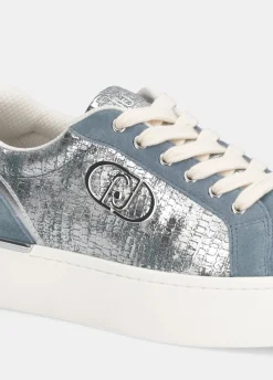 Sneakers in crackle laminato