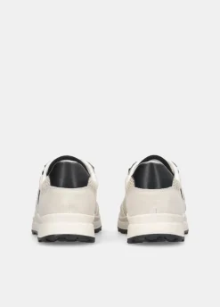 Sneakers in glitter mesh