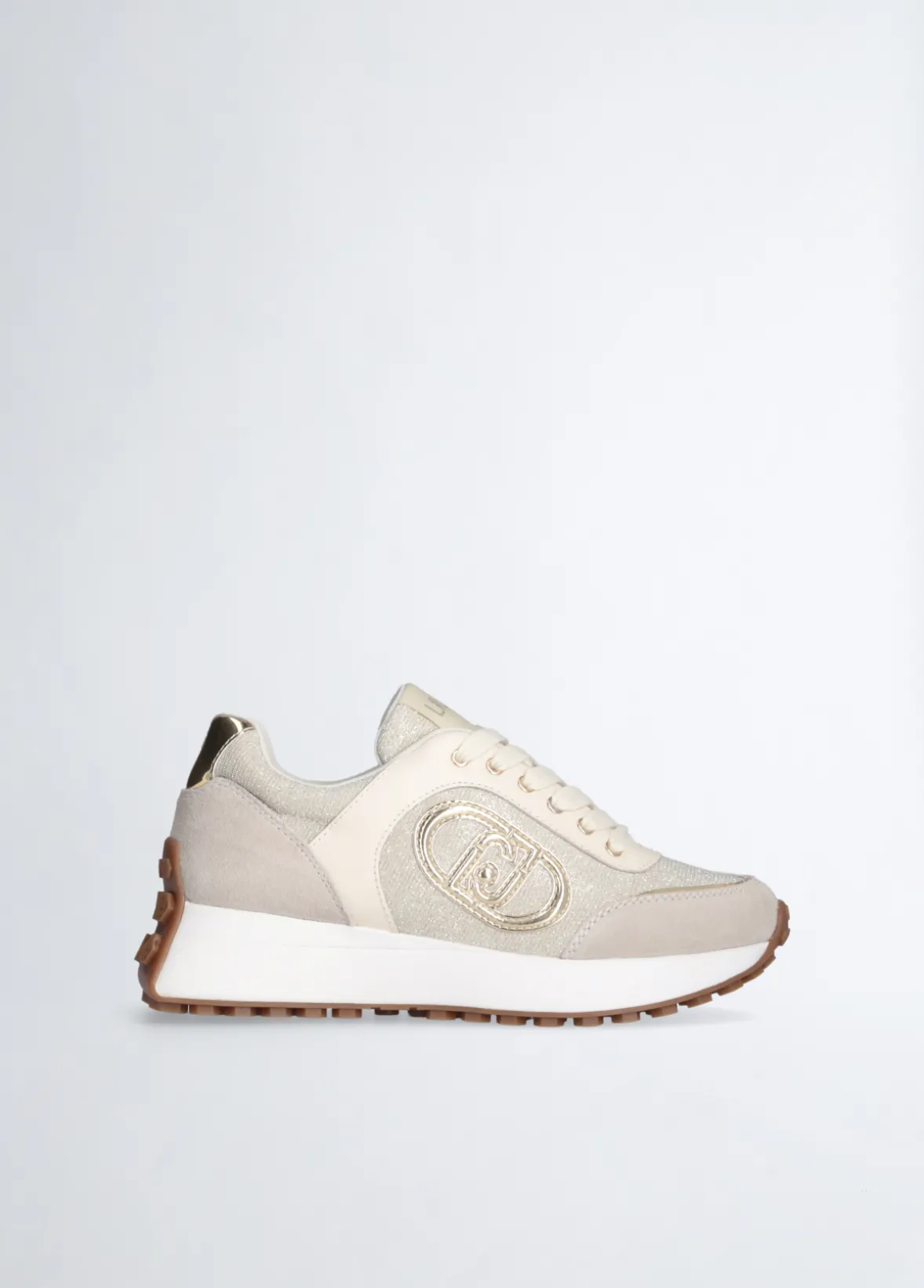 Sneakers in lurex