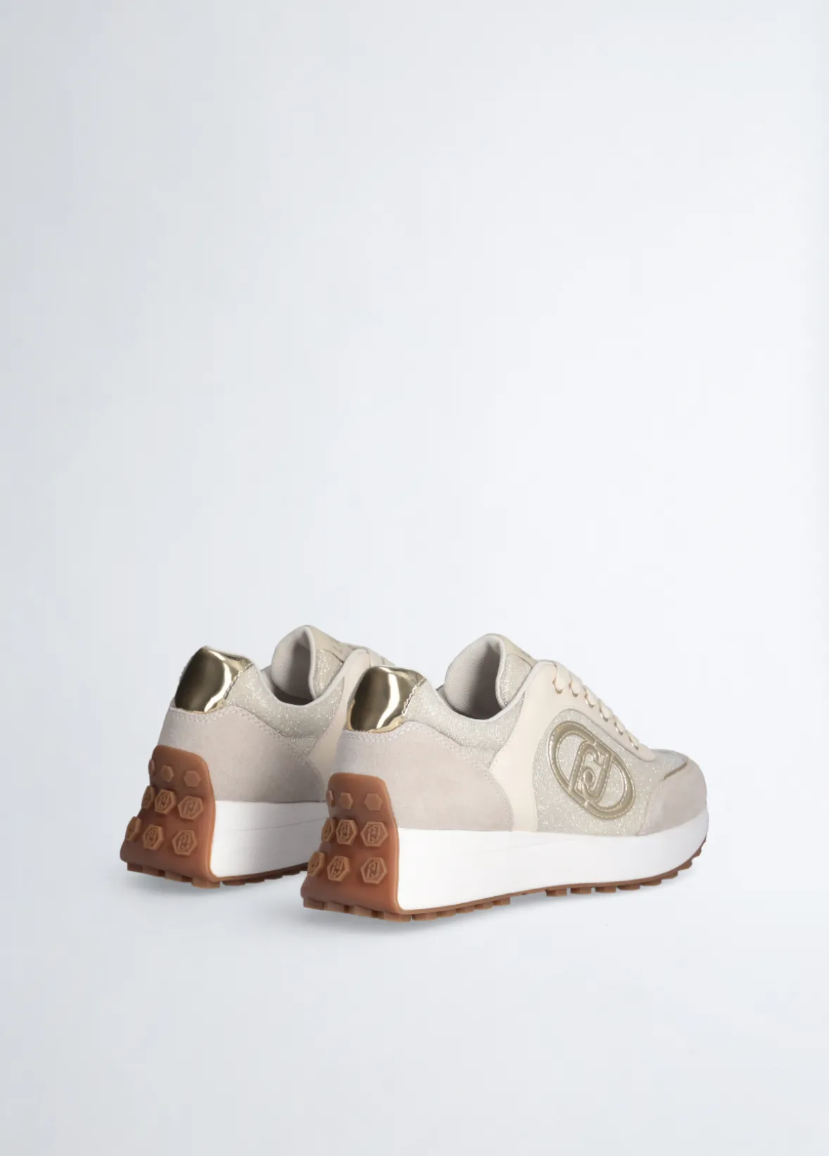 Sneakers in lurex