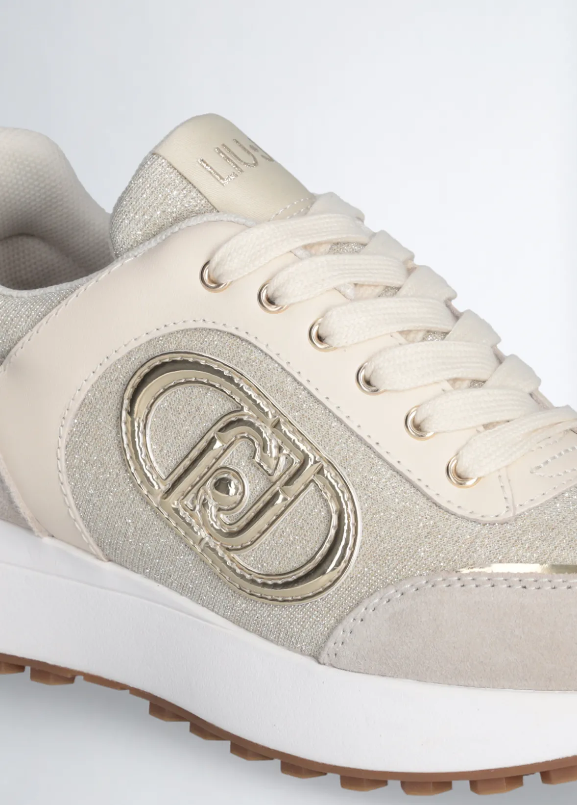 Sneakers in lurex