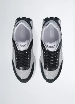 Sneakers in lurex