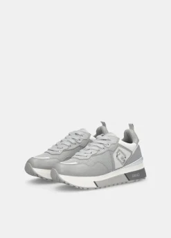 Sneakers in pelle e mesh