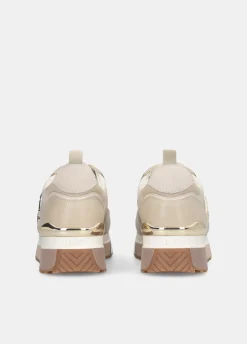 Sneakers in pelle e mesh