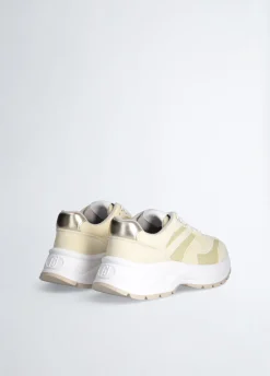 Sneakers in suede e brighty mesh