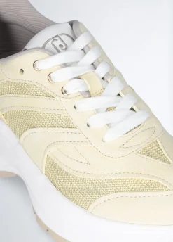 Sneakers in suede e brighty mesh
