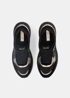 Sneakers in suede e mesh