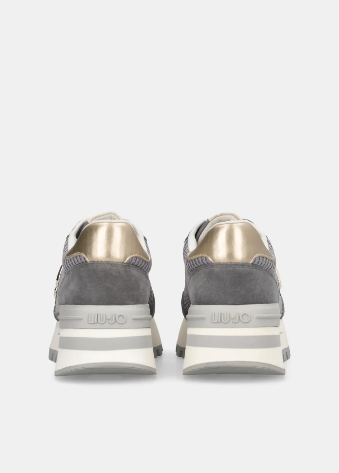 Sneakers in suede e mesh