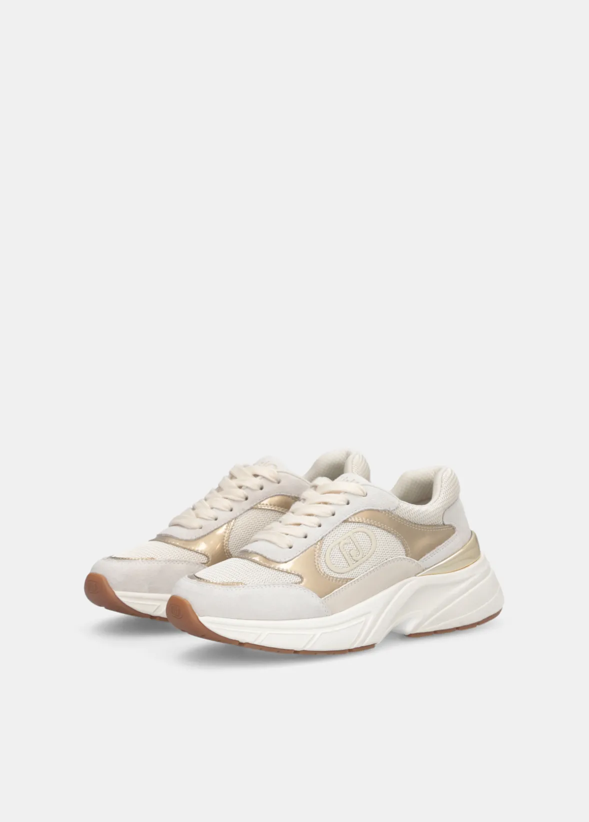 Sneakers in suede e mesh