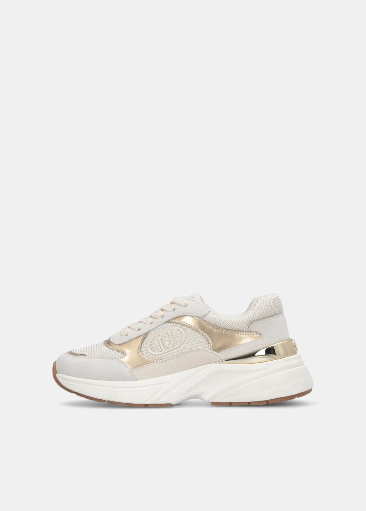 Sneakers in suede e mesh