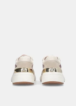 Sneakers in suede e nylon
