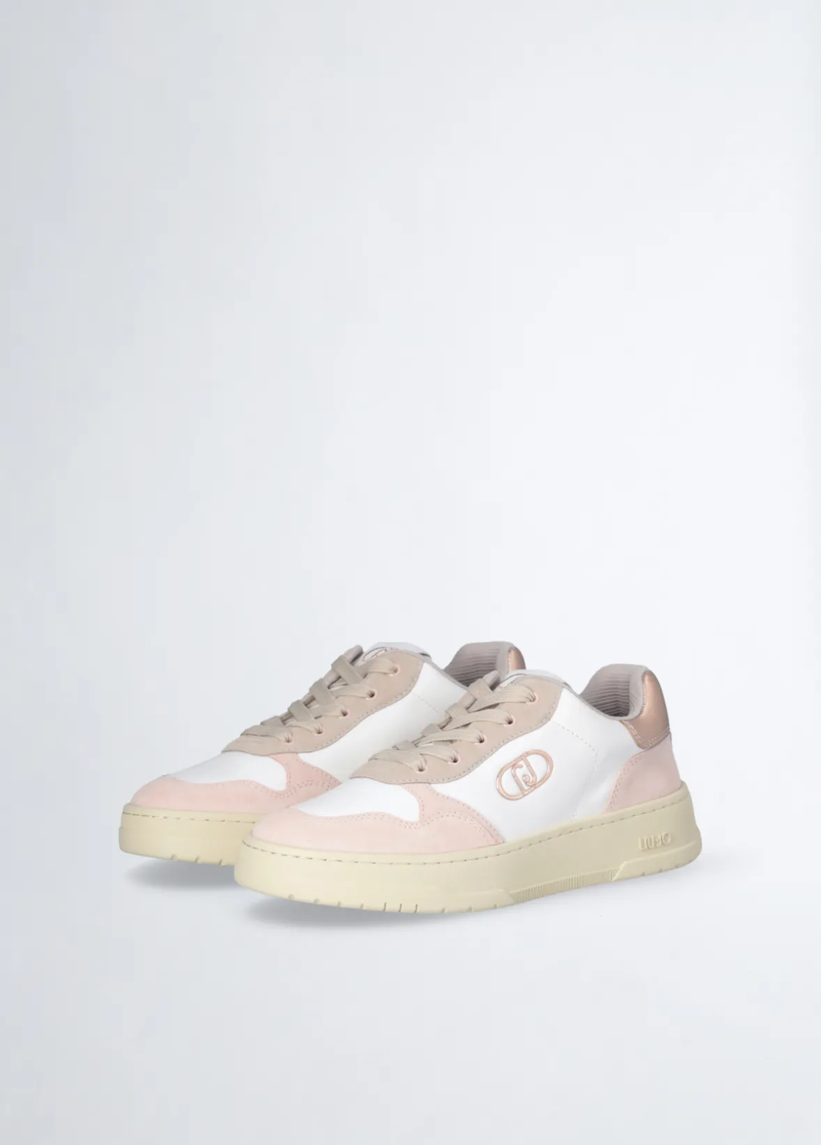 Sneakers in suede e pelle