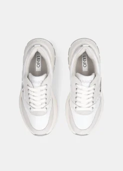 Sneakers in suede e pelle