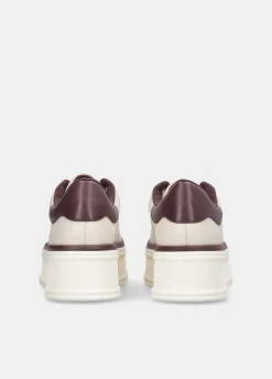 Sneakers platform con logo