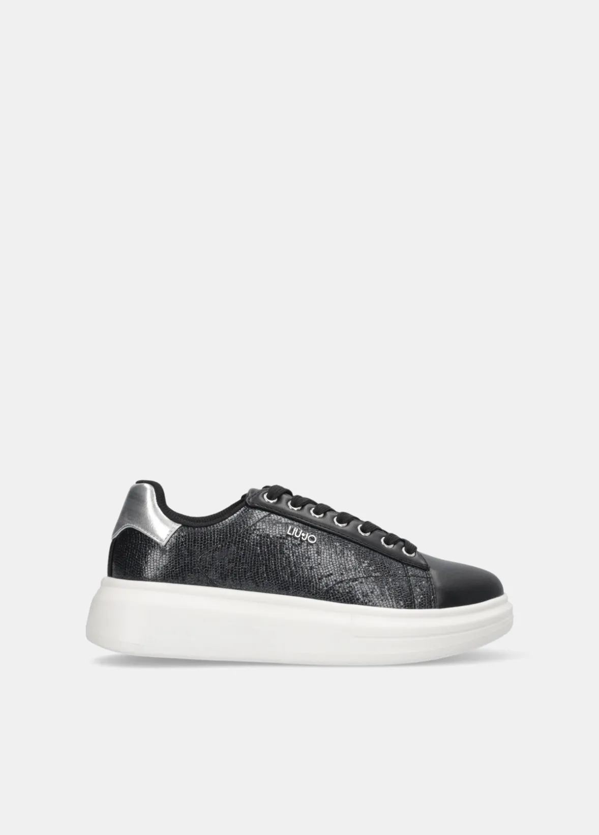 Sneakers platform con logo