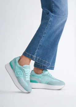 Sneakers platform délavé