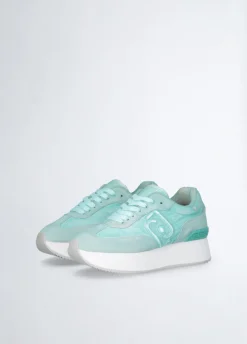 Sneakers platform délavé