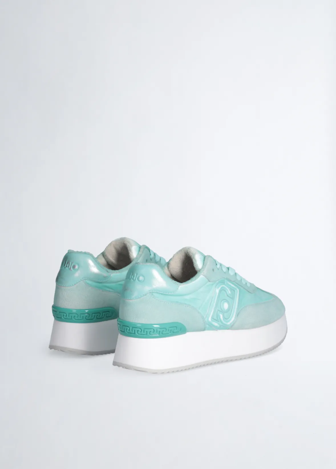 Sneakers platform délavé