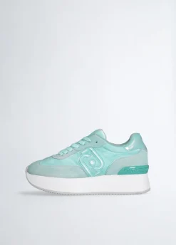 Sneakers platform délavé